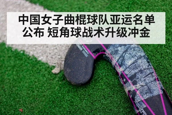 中国女子曲棍球队亚运名单公布 短角球战术升级冲金